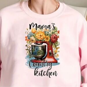 Mom’s Floral Kitchen Mixer Large Iron-On Transfer